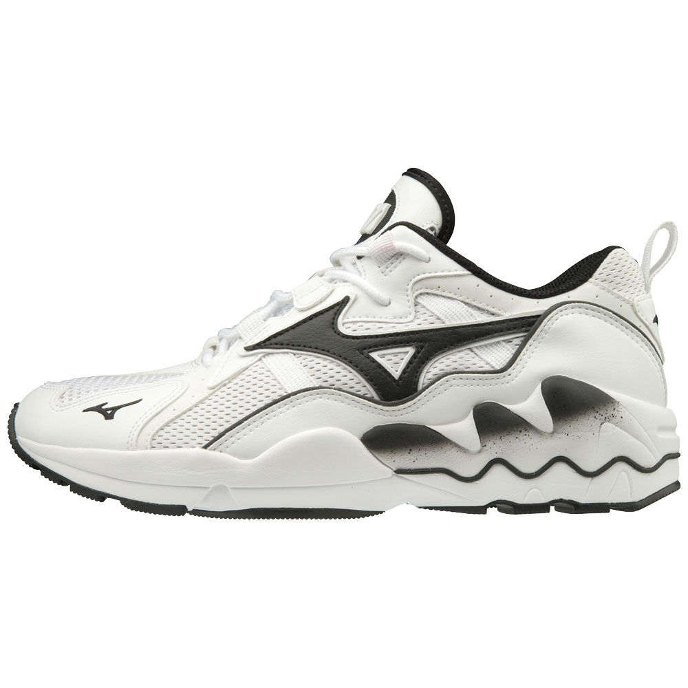 Panske Tenisky Mizuno WAVE RIDER 1 Biele/Čierne Vypredaj FOLM02879